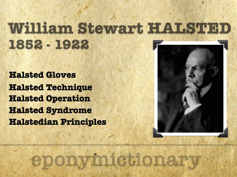 William Stewart Halsted (1852-1922) 680