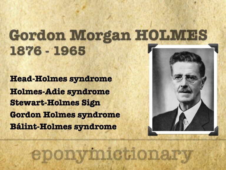 Sir Gordon Morgan Holmes (1876-1965) 680 1