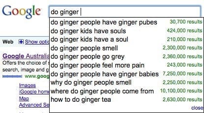 gör Ginger Google