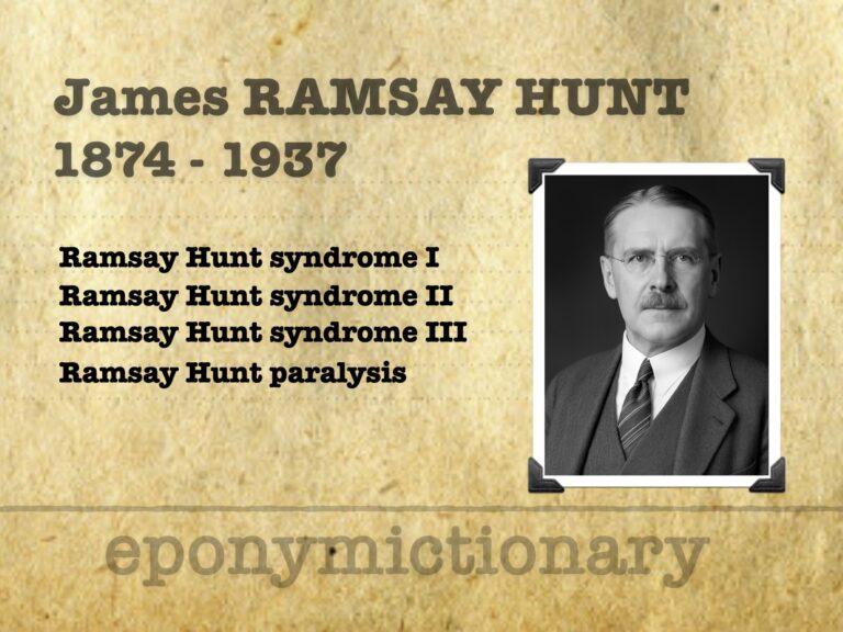 James Ramsay Hunt (1874-1937) 680