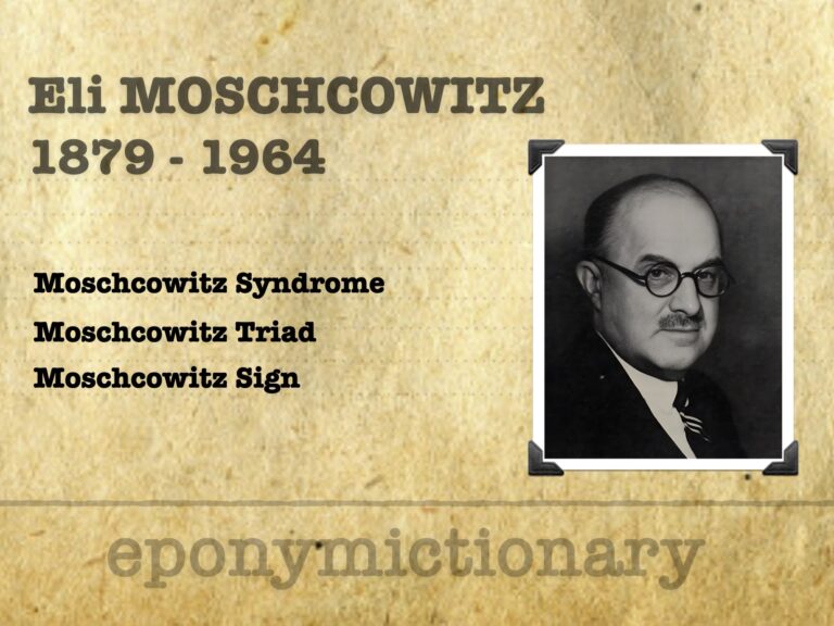 Eli Moschcowitz (1879-1964) 680