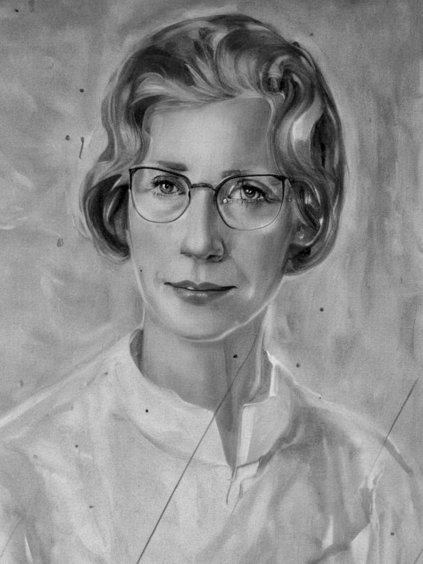 Aagot Christie Løken (1911-2007) enhanced