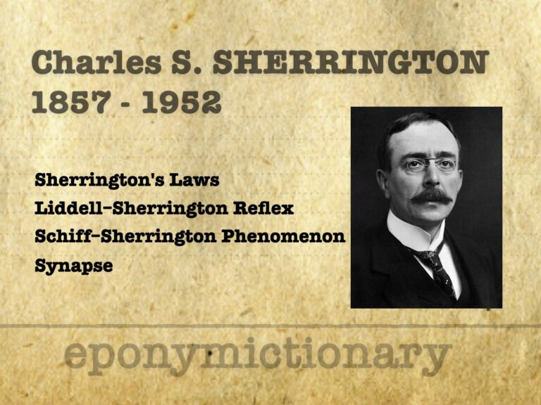 Sir Charles Scott Sherrington (1857-1952)