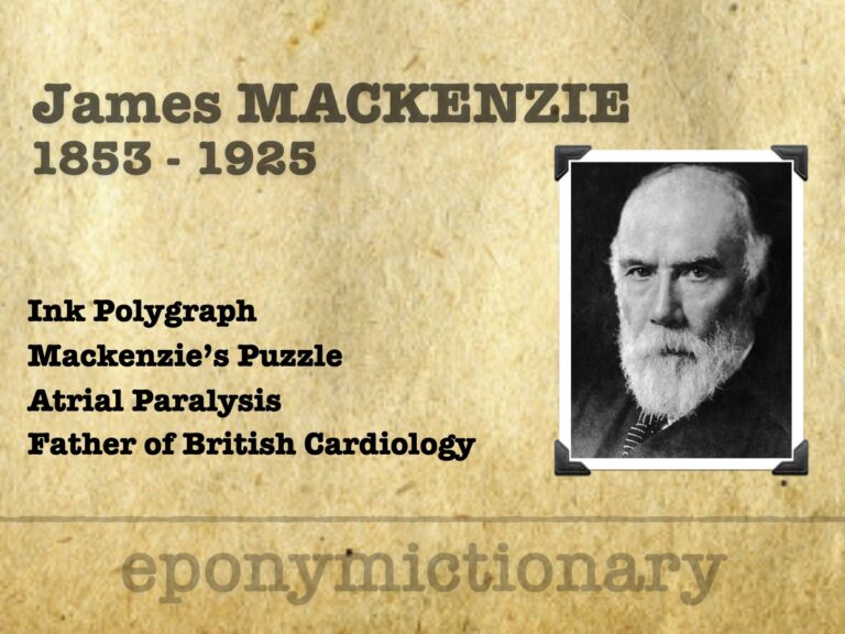 Sir James Mackenzie (1853-1925) 680