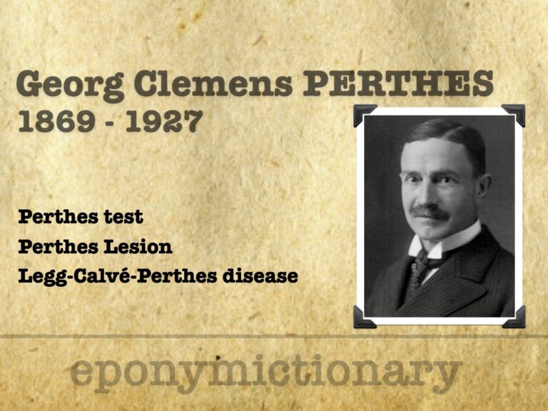 Georg Clemens Perthes (1869-1927) 680