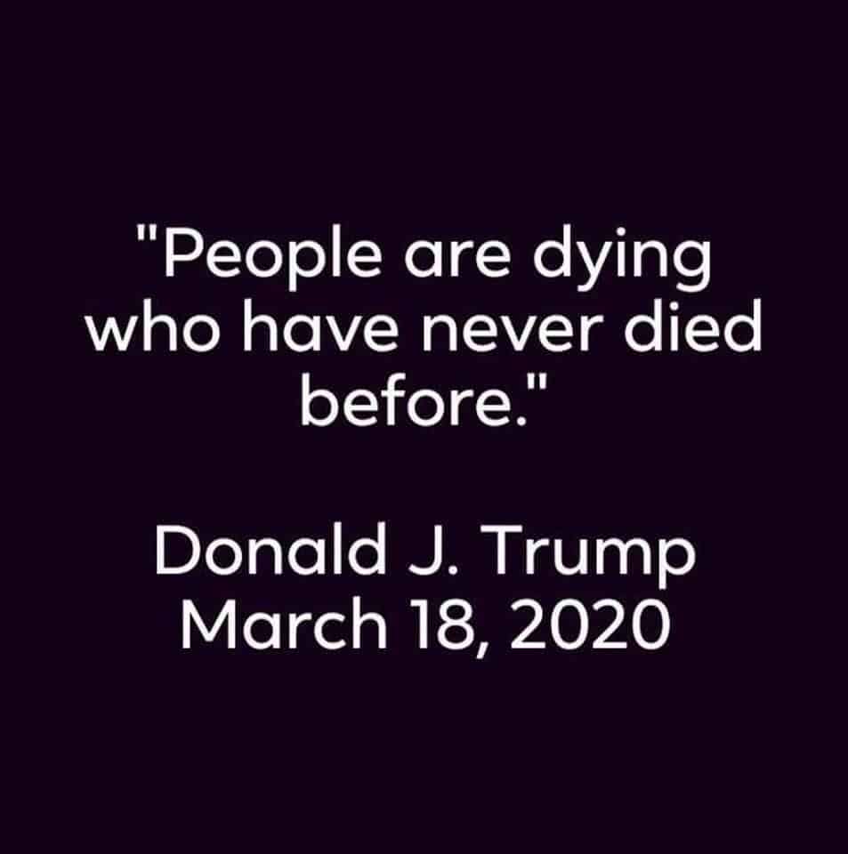 People are dying who have never died before