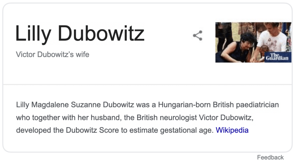 Lilly Dubowitz as Victor Dubowitz wife wiki