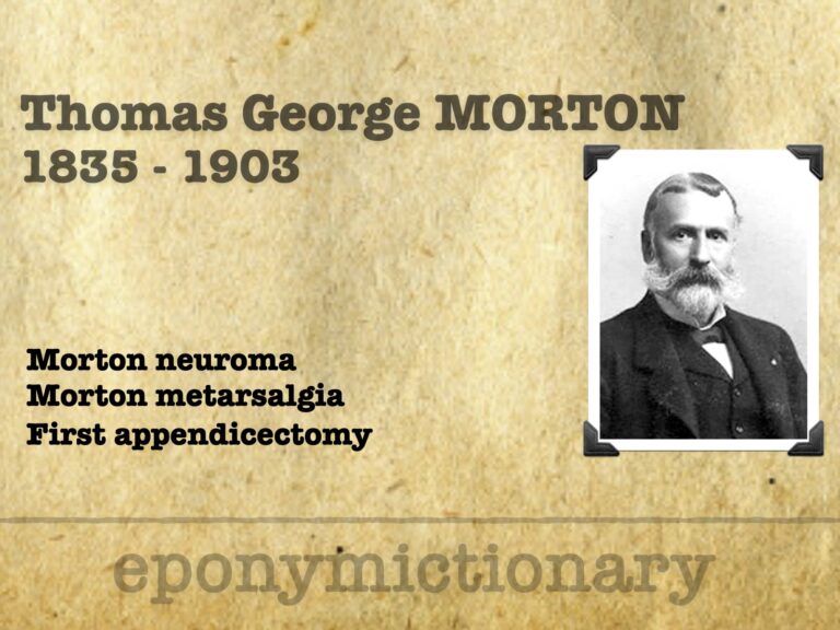 Thomas George Morton (1835-1903) 680