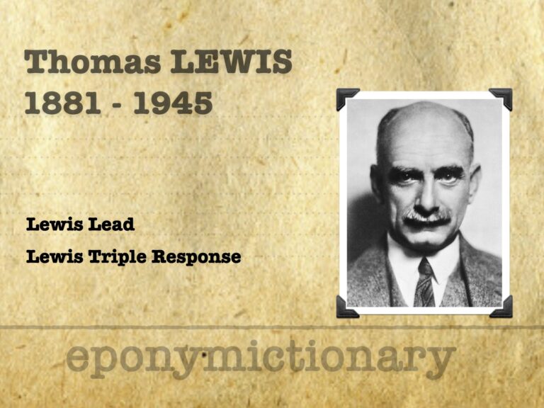 Sir Thomas Lewis (1881-1945) 680