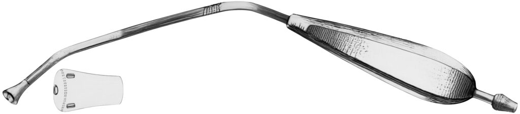Yankauer tonsil suction tube 1910
