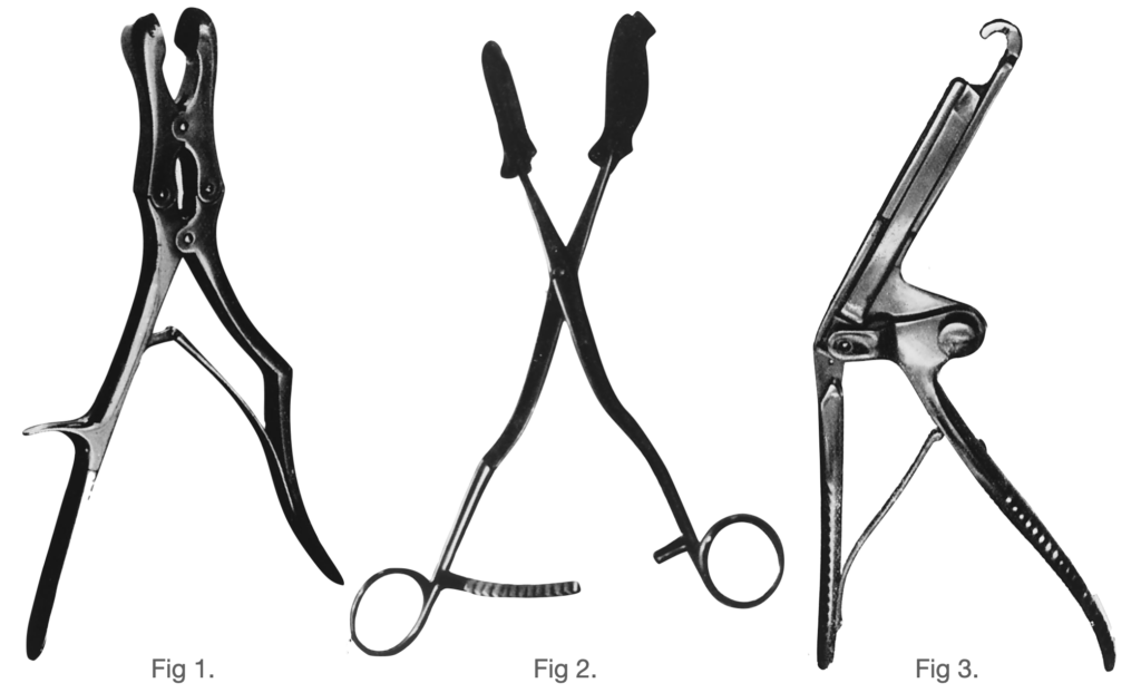 Sauerbruch instruments for thoracic surgery