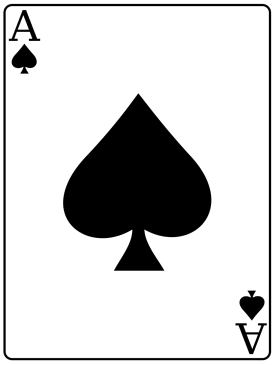 ace of spades sign ecg