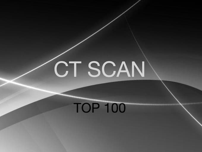 LITFL Top 100 CT scans