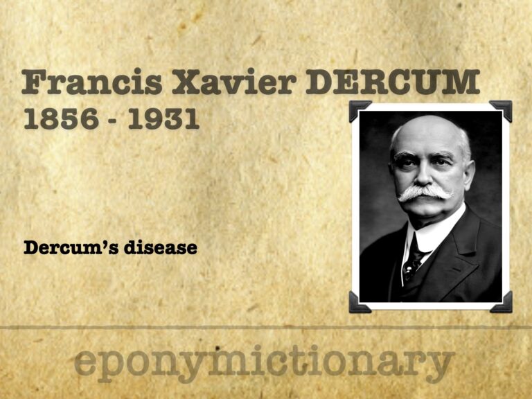Francis Xavier Dercum (1856-1931) 680