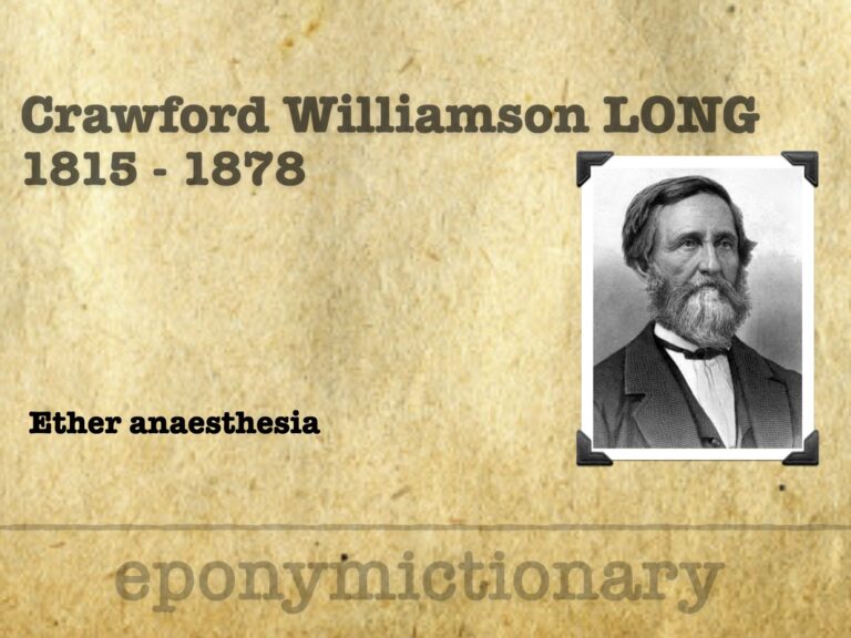 Crawford Williamson Long (1815-1878) 680