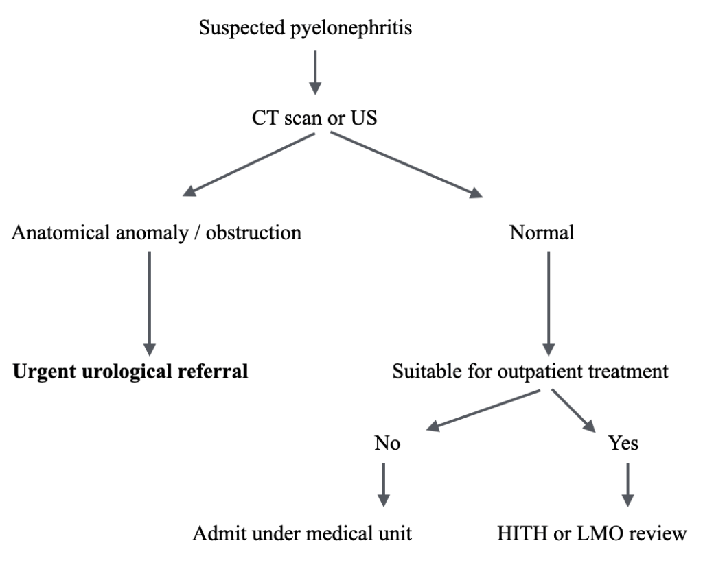 Suspected pyelonephritis
