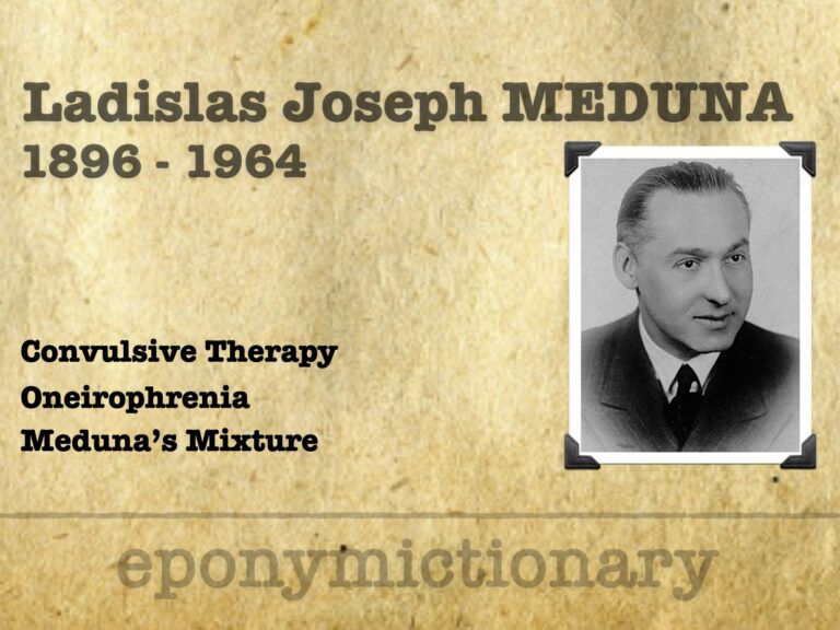 Ladislas Joseph Meduna (1896-1964) 1680
