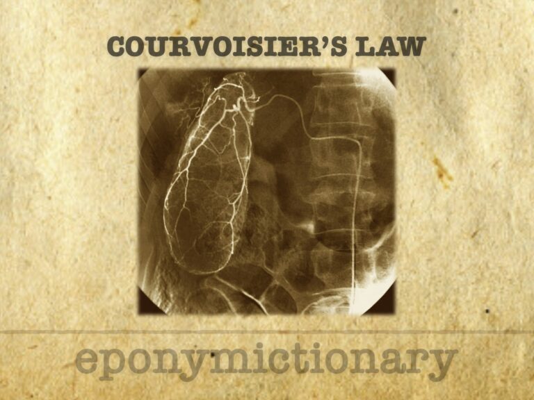 Courvoisier’s Sign or Law 680