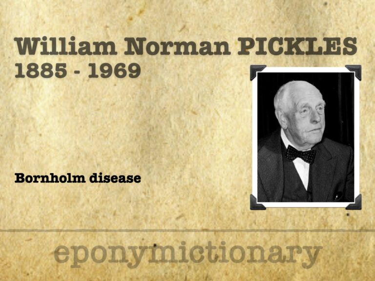 William Norman Pickles (1885–1969) 680