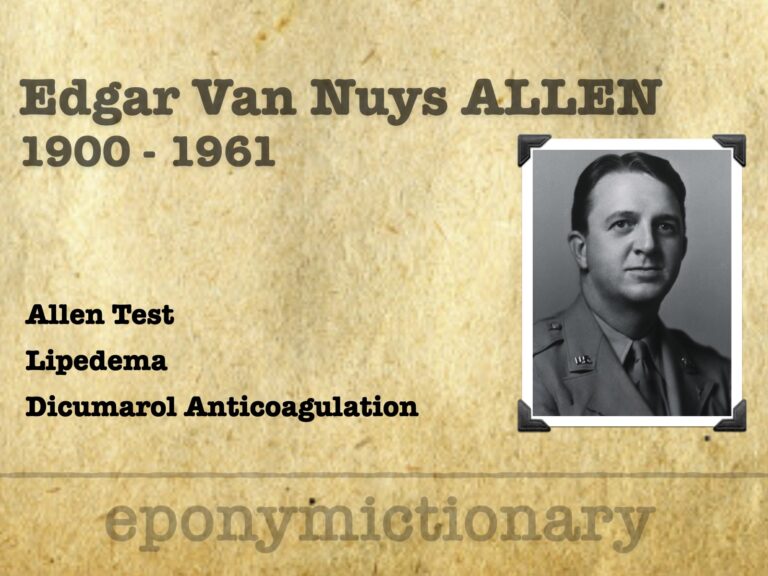 Edgar van Nuys Allen (1900-1961) 680