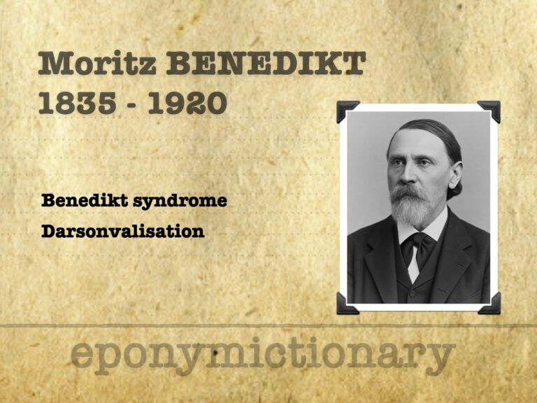 Moritz Benedikt (1835-1920)