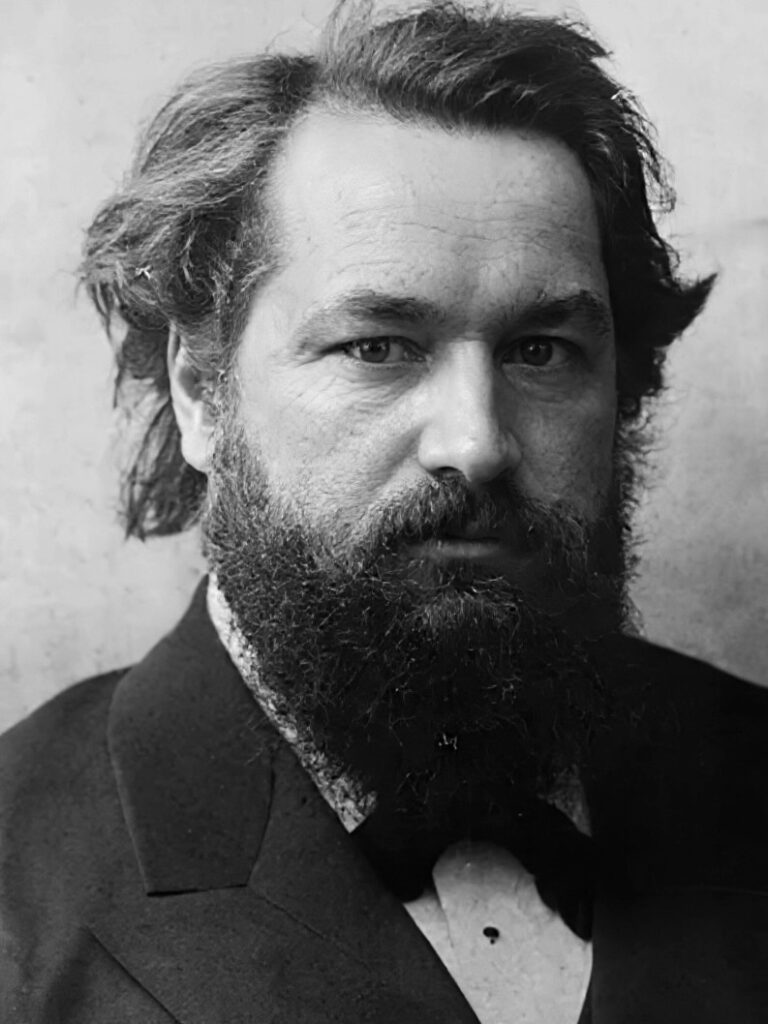 Sergei Sergeievich Korsakoff (1854-1900) portrait enhanced