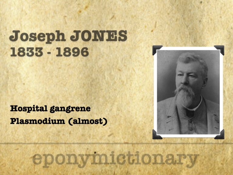 Joseph Jones (1833-1896) 680 MD