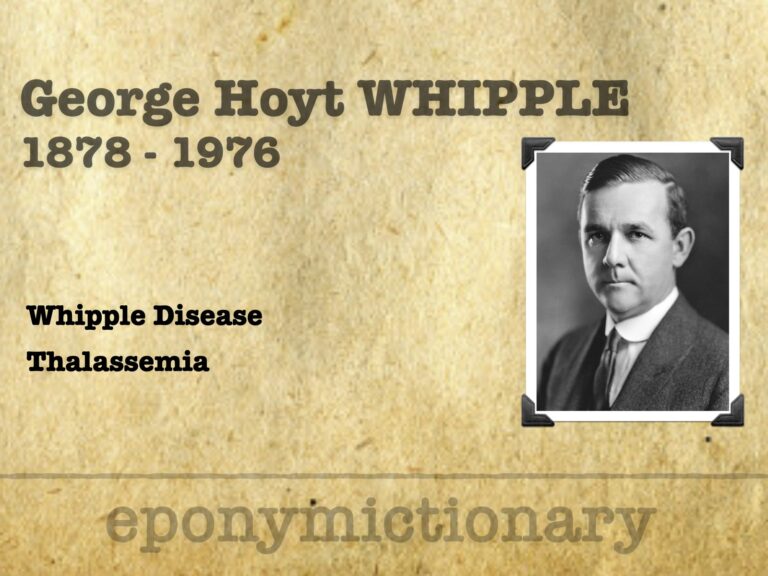 George Hoyt Whipple (1878-1976) 680