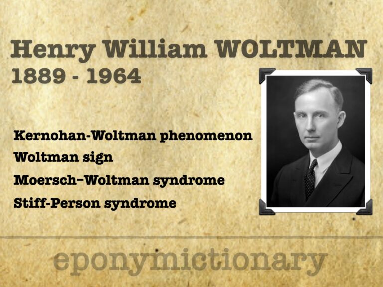 Henry William Woltman (1889-1964) 680