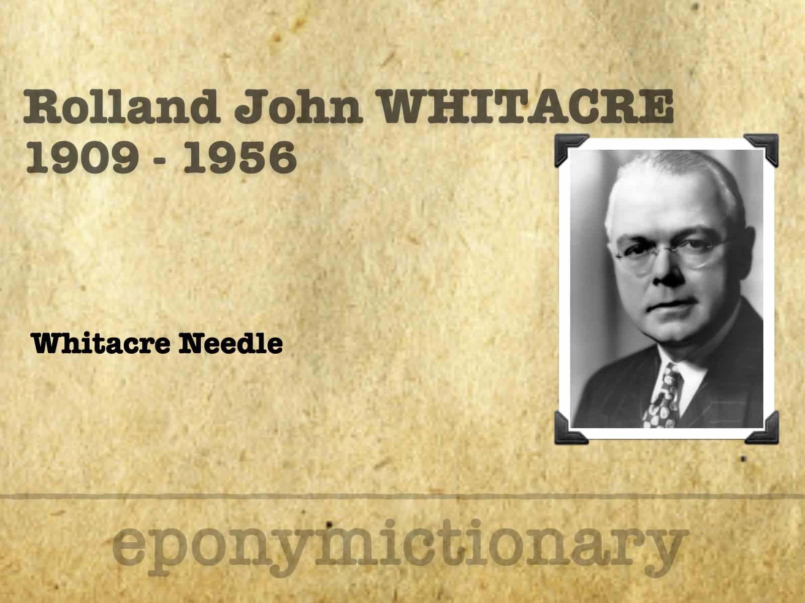 Whitacre needle Archives • LITFL