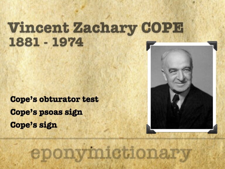 Sir Vincent Zachary Cope (1881-1974) 680