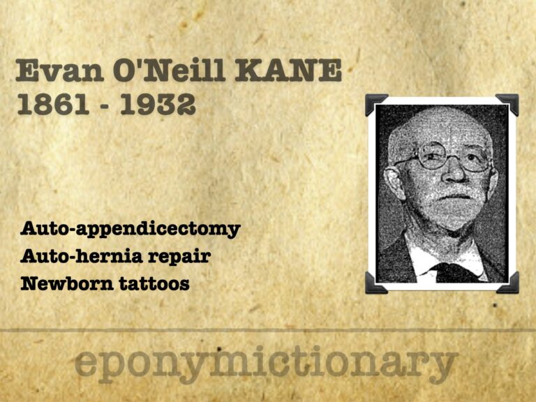 Evan O'Neill Kane (1861-1932) 680