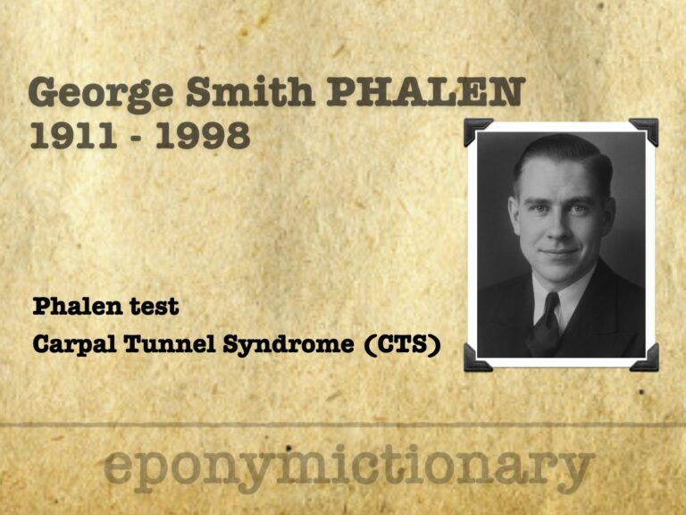 George Smith Phalen (1911-1998) 680