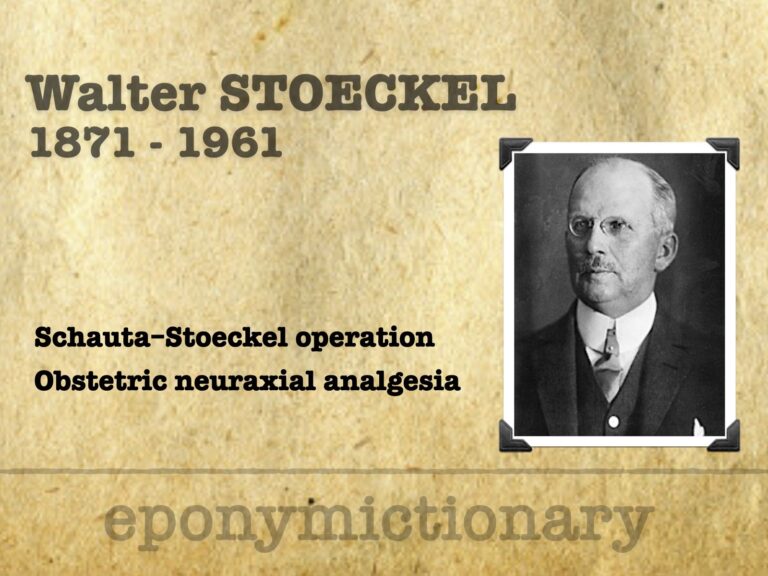 Walter Stoeckel (1871–1961) 680