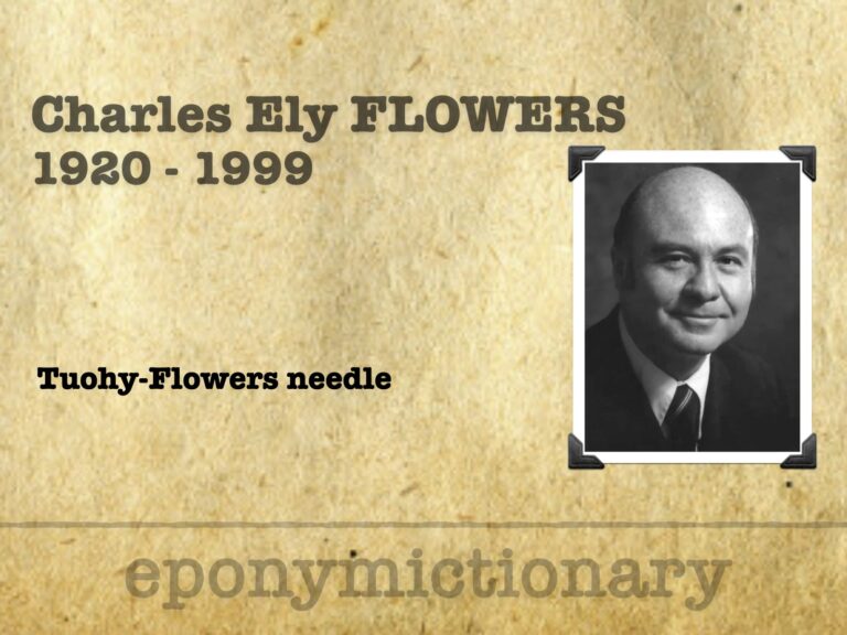 Charles Ely Flowers Jr (1920-1999) 680