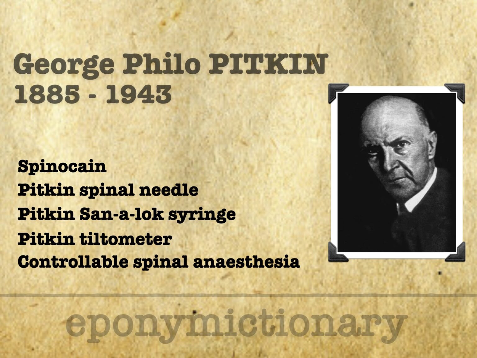 George Pitkin LITFL