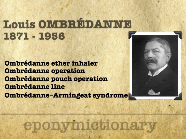 Louis Marie Arsène Ombrédanne (1871-1956) 680
