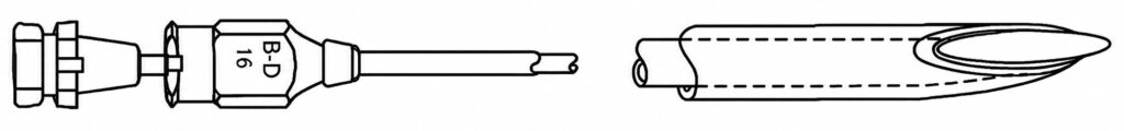Flowers blunt epidural needle