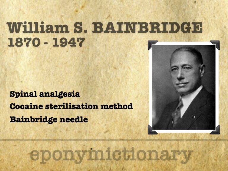 William Seaman Bainbridge (1870-1947) 680