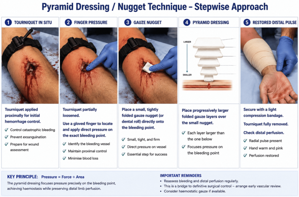 Pyramid dressing overview
