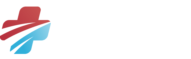 Red and blue logo: Life in the Fast Lane, powered by Medmastery